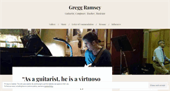 Desktop Screenshot of greggramseyblog.wordpress.com