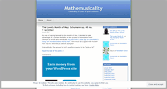 Desktop Screenshot of mathemusicality.wordpress.com