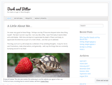Tablet Screenshot of darkandbitter.wordpress.com