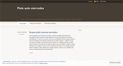 Desktop Screenshot of pieleautomercedes.wordpress.com