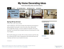 Tablet Screenshot of myhomedecorating.wordpress.com