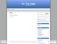 Tablet Screenshot of edgelacorte.wordpress.com