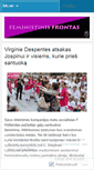 Mobile Screenshot of feministinisfrontas.wordpress.com