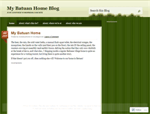 Tablet Screenshot of mybatuanhome.wordpress.com