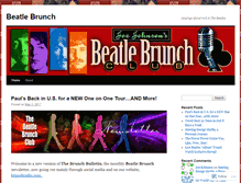 Tablet Screenshot of beatlebrunch.wordpress.com