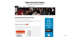 Desktop Screenshot of blackdotcafegallery.wordpress.com