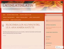 Tablet Screenshot of latinlatinlatin.wordpress.com