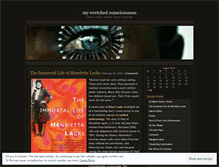 Tablet Screenshot of mywretchedconsciousness.wordpress.com