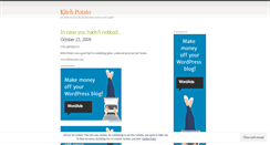 Desktop Screenshot of kitchpotato.wordpress.com