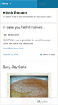 Mobile Screenshot of kitchpotato.wordpress.com