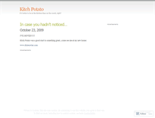 Tablet Screenshot of kitchpotato.wordpress.com