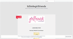 Desktop Screenshot of hillsidegirlfriends.wordpress.com