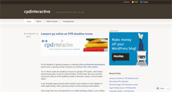 Desktop Screenshot of cpdinteractive.wordpress.com