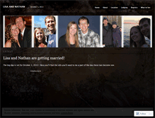 Tablet Screenshot of lisaplusnathan.wordpress.com