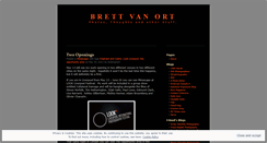 Desktop Screenshot of brettvanort.wordpress.com