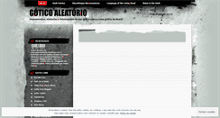 Desktop Screenshot of goticoaleatorio.wordpress.com