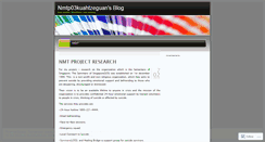 Desktop Screenshot of nmtp03kuahtzeguan.wordpress.com