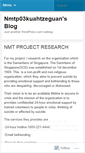 Mobile Screenshot of nmtp03kuahtzeguan.wordpress.com