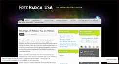 Desktop Screenshot of freeradicalusa.wordpress.com