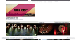 Desktop Screenshot of mariejetset.wordpress.com