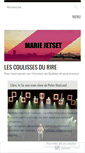 Mobile Screenshot of mariejetset.wordpress.com