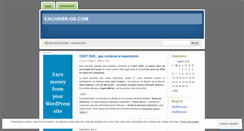Desktop Screenshot of miscacharros.wordpress.com