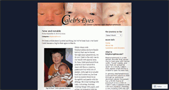 Desktop Screenshot of calebseyes.wordpress.com