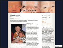 Tablet Screenshot of calebseyes.wordpress.com