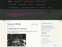 Tablet Screenshot of cravesadventure.wordpress.com