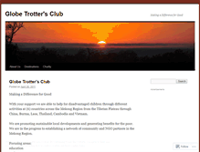 Tablet Screenshot of globetrottersclub.wordpress.com