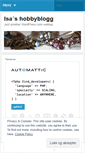 Mobile Screenshot of isahobby.wordpress.com