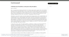 Desktop Screenshot of ocommunard.wordpress.com