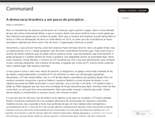 Tablet Screenshot of ocommunard.wordpress.com