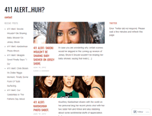 Tablet Screenshot of 411alert.wordpress.com