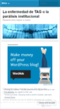 Mobile Screenshot of laenfermedaddetag.wordpress.com