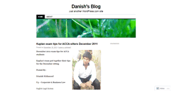 Desktop Screenshot of danishmahmood.wordpress.com