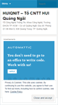 Mobile Screenshot of huiqnit.wordpress.com