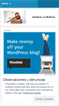 Mobile Screenshot of justiciaenbolivia.wordpress.com