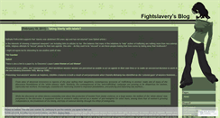 Desktop Screenshot of fightslavery.wordpress.com