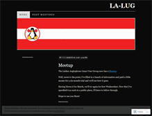 Tablet Screenshot of leidenlug.wordpress.com