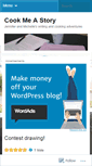 Mobile Screenshot of cookmeastory.wordpress.com