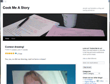 Tablet Screenshot of cookmeastory.wordpress.com