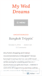 Mobile Screenshot of myweddreams.wordpress.com