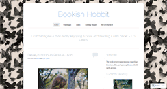 Desktop Screenshot of bookishhobbit.wordpress.com