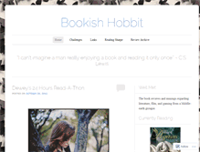 Tablet Screenshot of bookishhobbit.wordpress.com