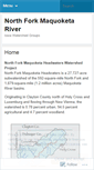 Mobile Screenshot of northforkmaquoketa.wordpress.com