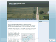 Tablet Screenshot of northforkmaquoketa.wordpress.com