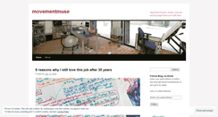 Desktop Screenshot of movementmuse.wordpress.com