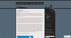 Desktop Screenshot of cancerthetrip.wordpress.com
