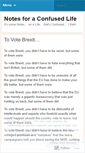 Mobile Screenshot of notesforaconfusedlife.wordpress.com